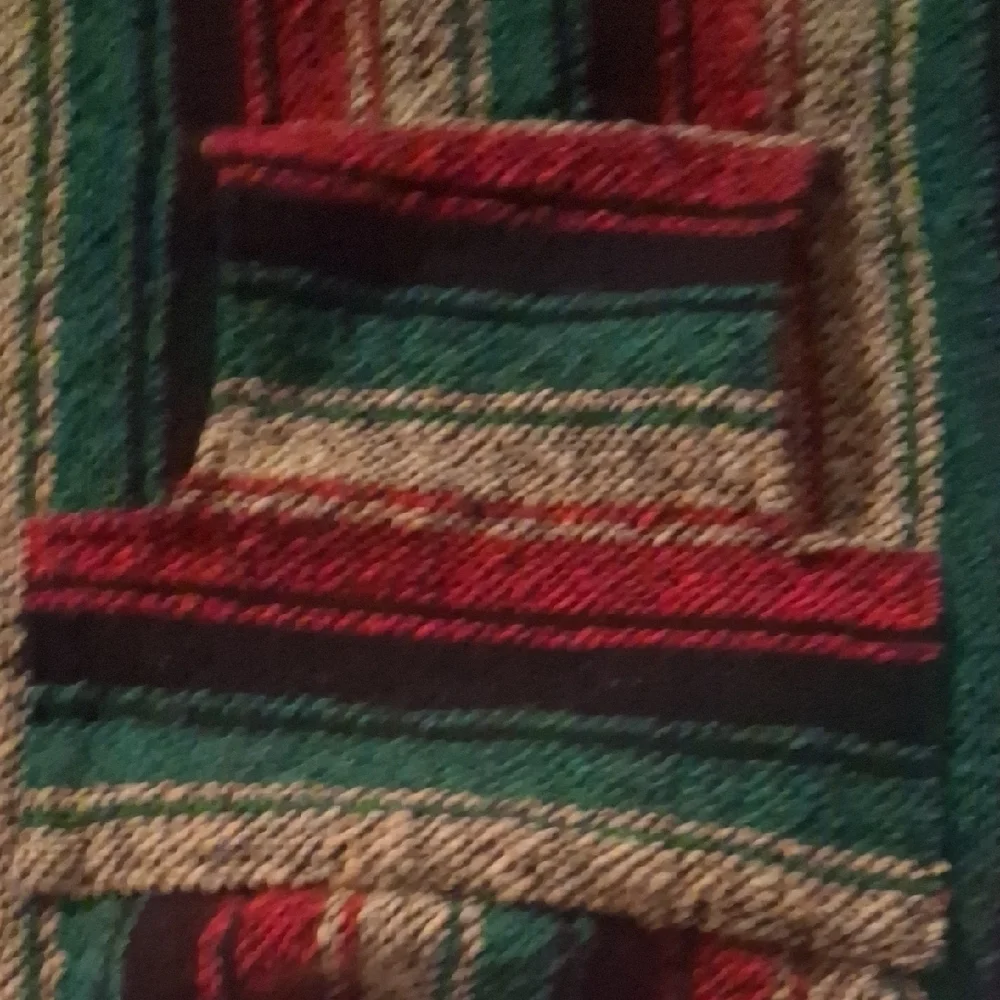 Vibrant Multicolor Striped Baja Hoodie Poncho | Surf Hippie Boho